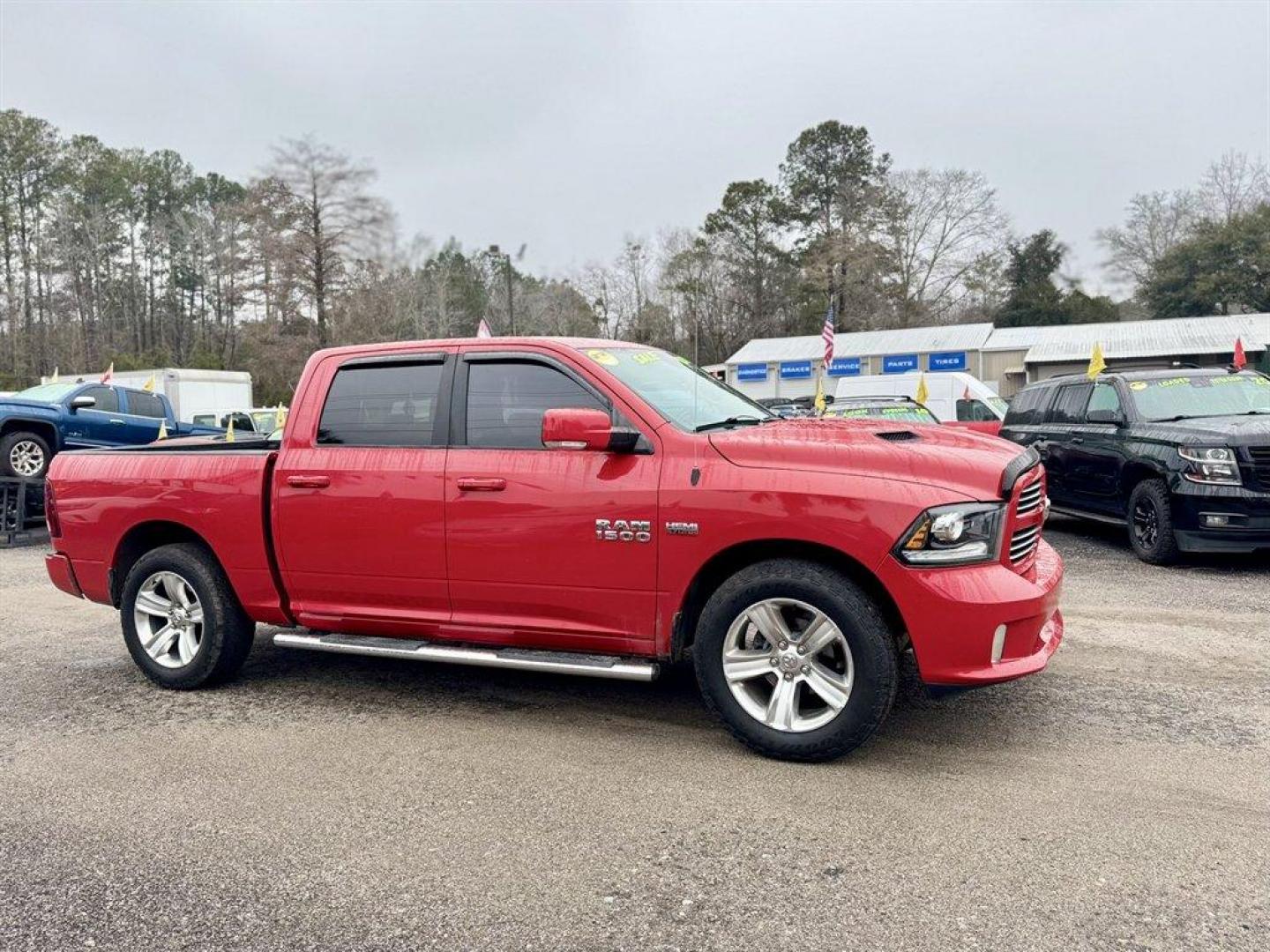 2014 Red /Black Ram 1500 (1C6RR6MT3ES) with an 5.7l V8 Smpi Hemi 5.7l engine, Automatic transmission, located at 745 East Steele Rd., West Columbia, SC, 29170, (803) 755-9148, 33.927212, -81.148483 - Photo#2