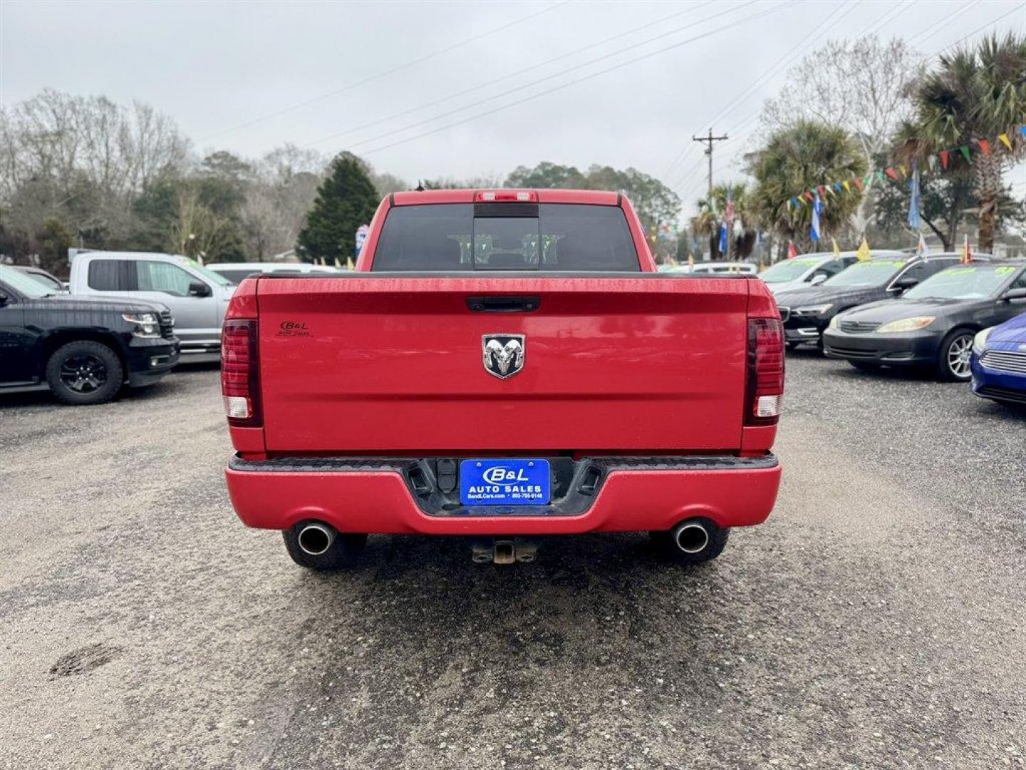 2014 Red /Black Ram 1500 (1C6RR6MT3ES) with an 5.7l V8 Smpi Hemi 5.7l engine, Automatic transmission, located at 745 East Steele Rd., West Columbia, SC, 29170, (803) 755-9148, 33.927212, -81.148483 - Photo#4
