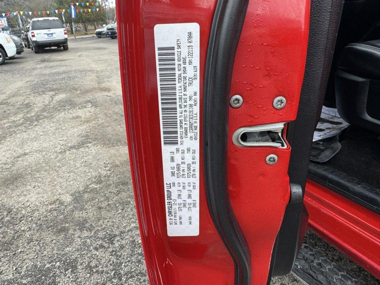2014 Red /Black Ram 1500 (1C6RR6MT3ES) with an 5.7l V8 Smpi Hemi 5.7l engine, Automatic transmission, located at 745 East Steele Rd., West Columbia, SC, 29170, (803) 755-9148, 33.927212, -81.148483 - Photo#31