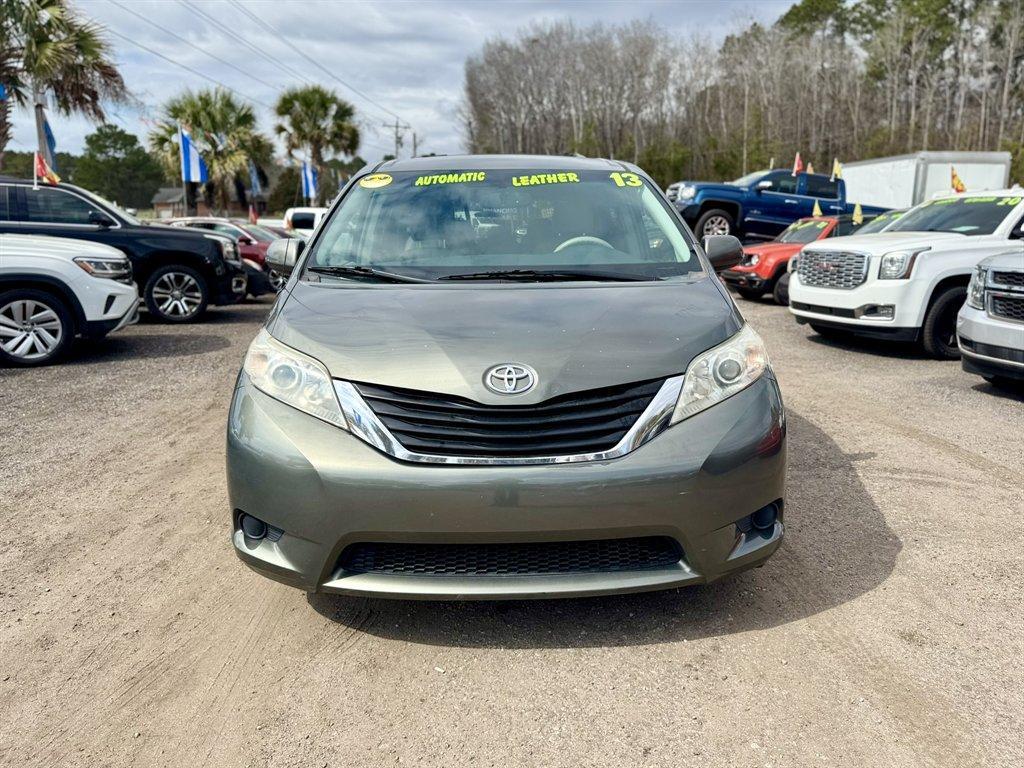 2013 Green /Grey Toyota Sienna (5TDKK3DC6DS) with an 3.5l V6 EFI Dohc 3.5l engine, Automatic transmission, located at 745 East Steele Rd., West Columbia, SC, 29170, (803) 755-9148, 33.927212, -81.148483 - Photo#1