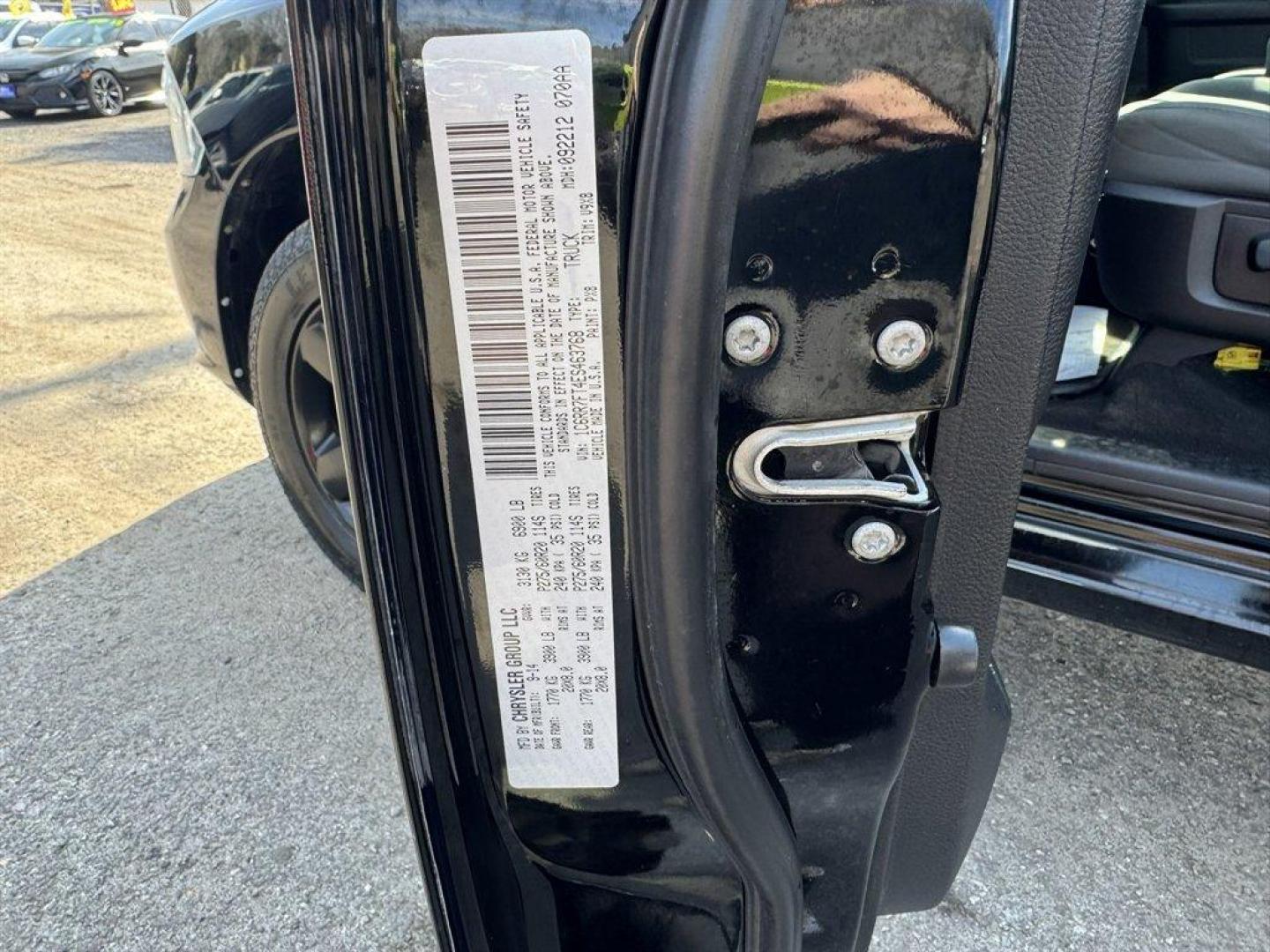 2014 Black /Black Ram 1500 (1C6RR7FT4ES) with an 5.7l V8 Smpi Hemi 5.7l engine, Automatic transmission, located at 745 East Steele Rd., West Columbia, SC, 29170, (803) 755-9148, 33.927212, -81.148483 - Photo#29
