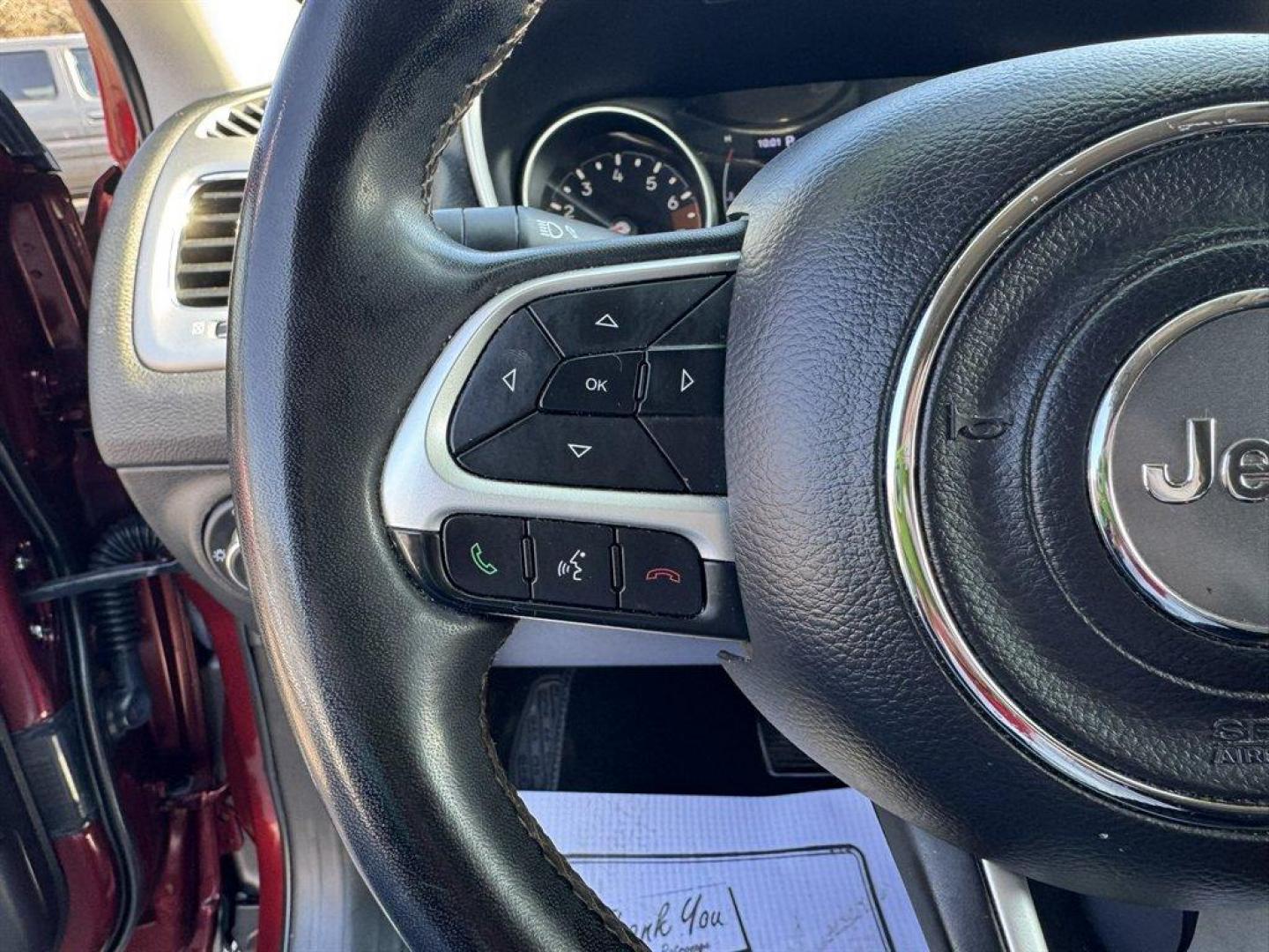 2021 Red /Black Jeep Compass (3C4NJCBB5MT) with an 2.4l I-4 MPI Sohc 2.4l engine, Automatic transmission, located at 745 East Steele Rd., West Columbia, SC, 29170, (803) 755-9148, 33.927212, -81.148483 - Photo#8