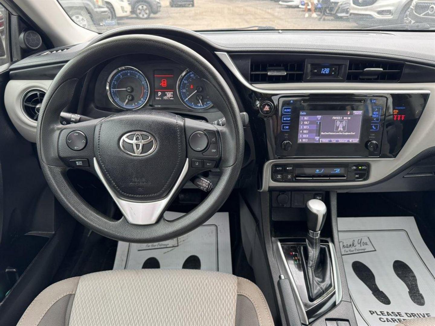 2018 Silver /Grey Toyota Corolla (5YFBURHE0JP) with an 1.8l I-4 EFI Dohc 1.8l engine, Automatic transmission, located at 745 East Steele Rd., West Columbia, SC, 29170, (803) 755-9148, 33.927212, -81.148483 - Photo#6