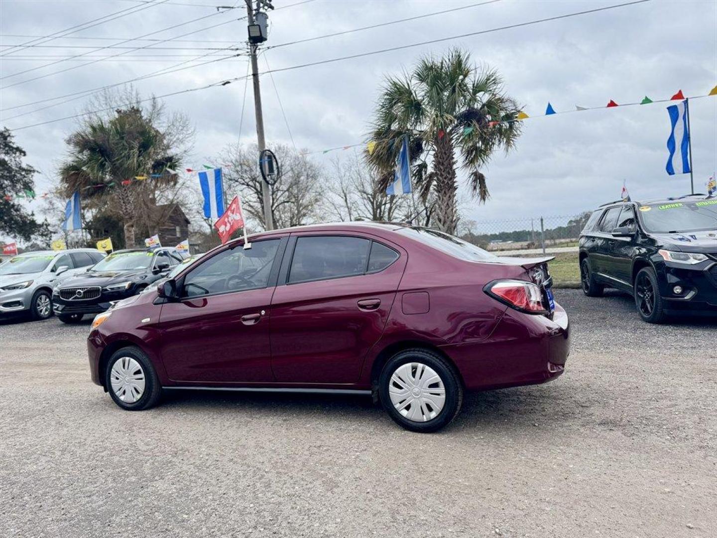 2024 Burgundy /Grey Mitsubishi Mirage G4 (ML32FUFJ1RH) with an 1.2l I-3 ECI-Multi Dohc 1 engine, Automatic transmission, located at 745 East Steele Rd., West Columbia, SC, 29170, (803) 755-9148, 33.927212, -81.148483 - Photo#5