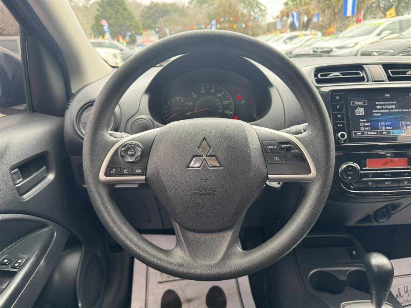 2024 Burgundy /Grey Mitsubishi Mirage G4 (ML32FUFJ1RH) with an 1.2l I-3 ECI-Multi Dohc 1 engine, Automatic transmission, located at 745 East Steele Rd., West Columbia, SC, 29170, (803) 755-9148, 33.927212, -81.148483 - Photo#7