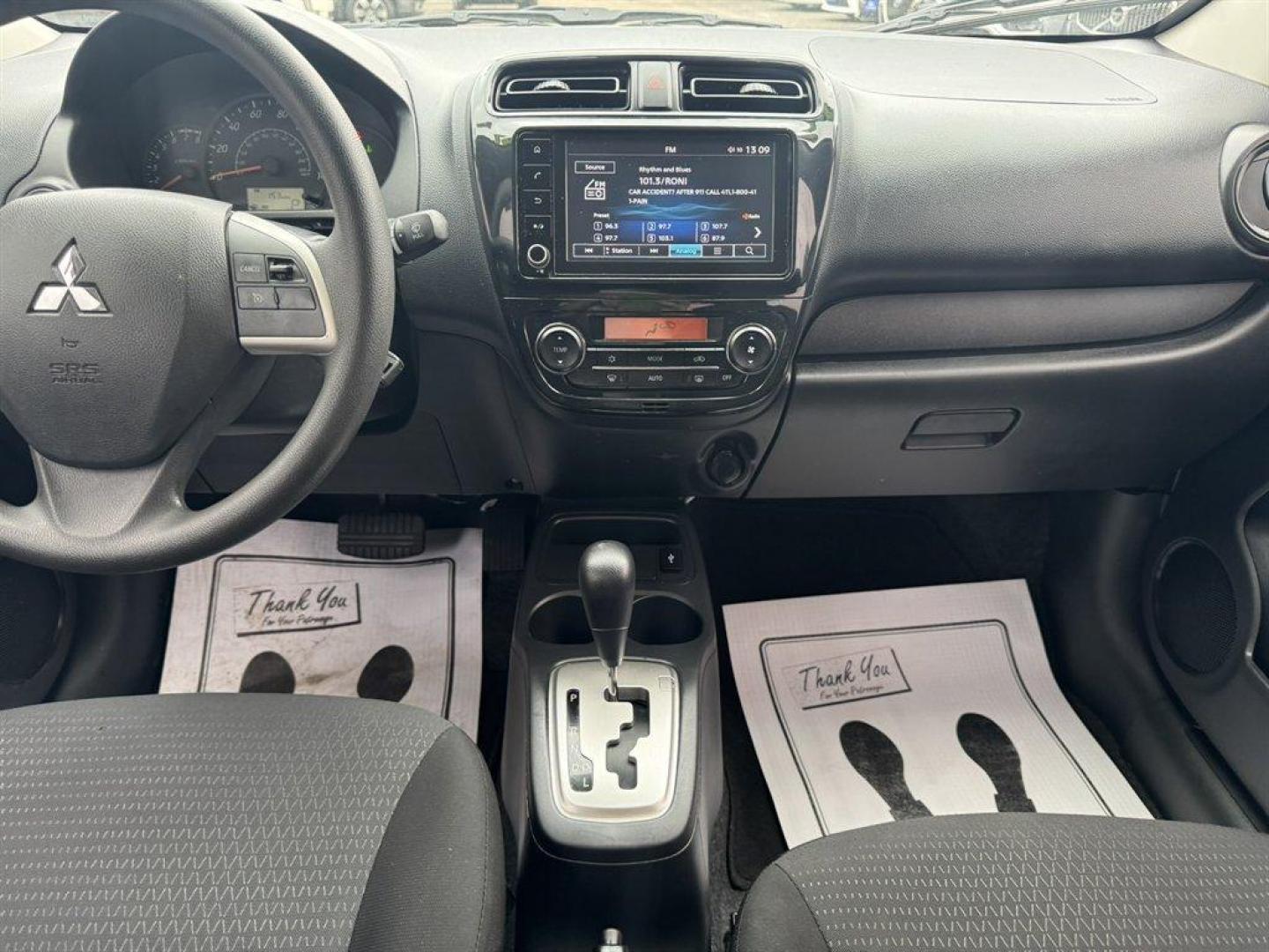 2024 Burgundy /Grey Mitsubishi Mirage G4 (ML32FUFJ1RH) with an 1.2l I-3 ECI-Multi Dohc 1 engine, Automatic transmission, located at 745 East Steele Rd., West Columbia, SC, 29170, (803) 755-9148, 33.927212, -81.148483 - Photo#11