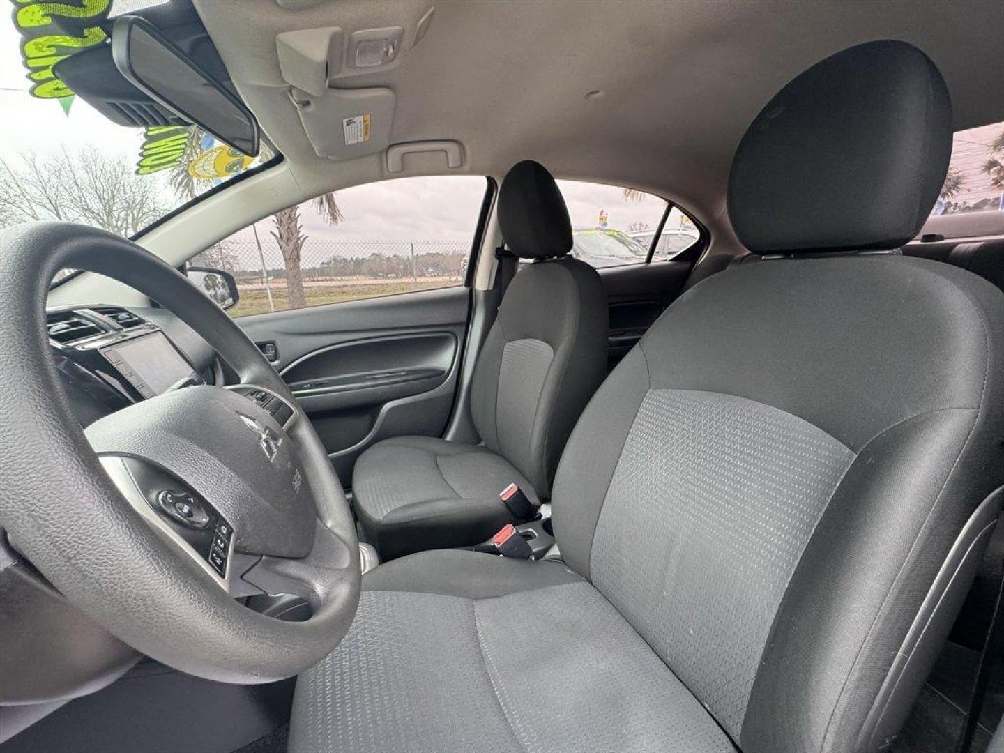 2024 Burgundy /Grey Mitsubishi Mirage G4 (ML32FUFJ1RH) with an 1.2l I-3 ECI-Multi Dohc 1 engine, Automatic transmission, located at 745 East Steele Rd., West Columbia, SC, 29170, (803) 755-9148, 33.927212, -81.148483 - Photo#17