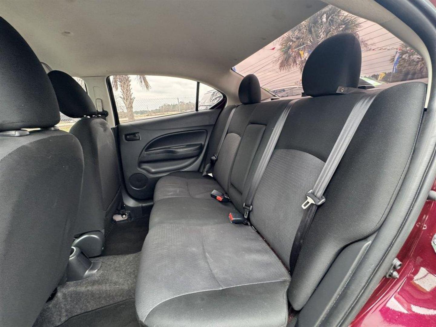 2024 Burgundy /Grey Mitsubishi Mirage G4 (ML32FUFJ1RH) with an 1.2l I-3 ECI-Multi Dohc 1 engine, Automatic transmission, located at 745 East Steele Rd., West Columbia, SC, 29170, (803) 755-9148, 33.927212, -81.148483 - Photo#19