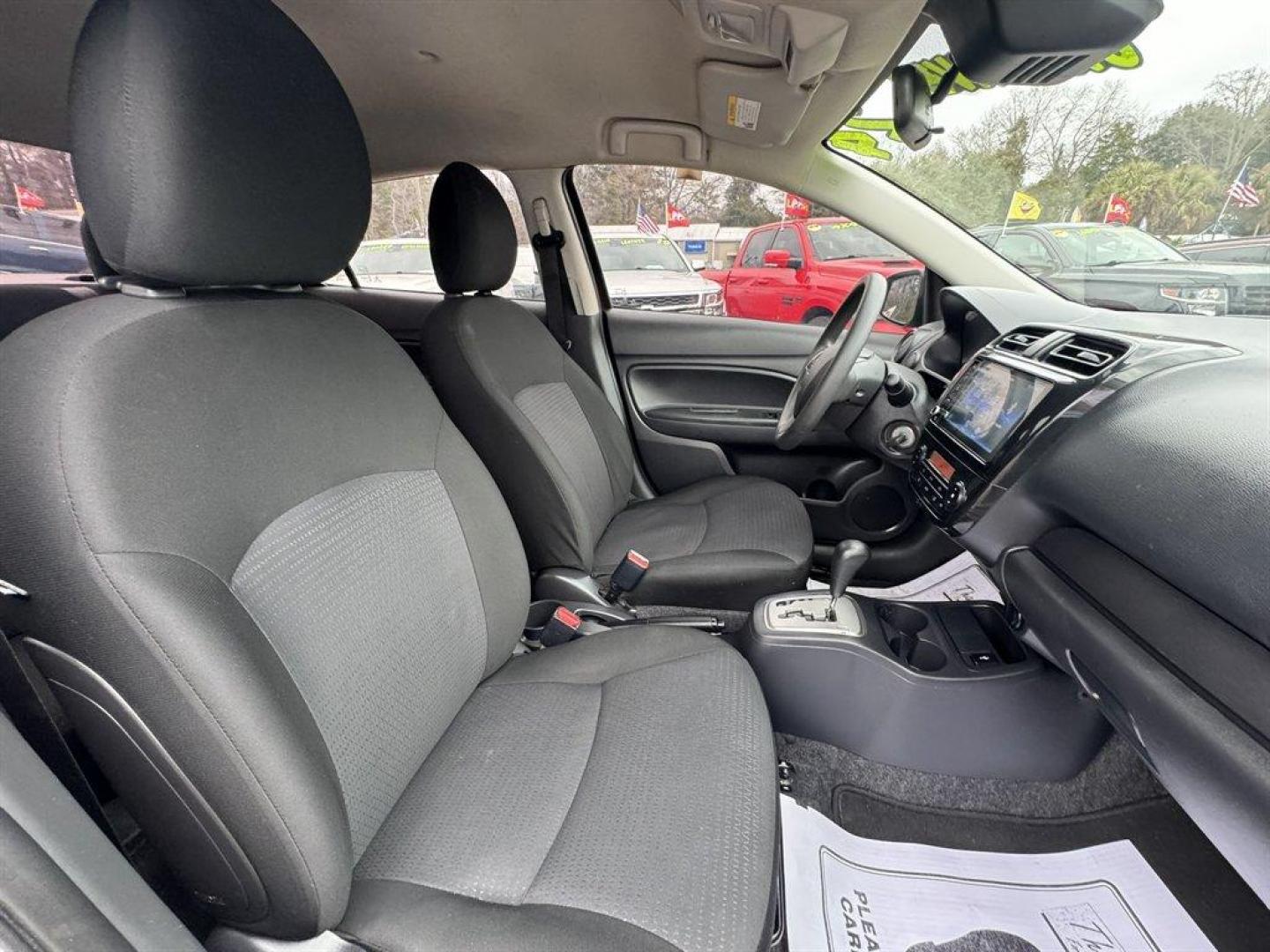 2024 Burgundy /Grey Mitsubishi Mirage G4 (ML32FUFJ1RH) with an 1.2l I-3 ECI-Multi Dohc 1 engine, Automatic transmission, located at 745 East Steele Rd., West Columbia, SC, 29170, (803) 755-9148, 33.927212, -81.148483 - Photo#23