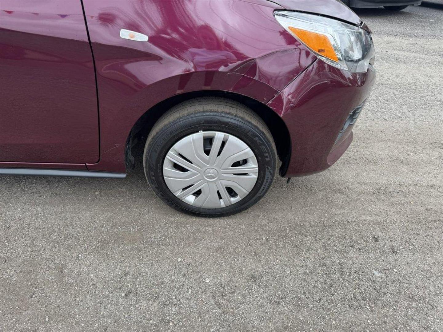 2024 Burgundy /Grey Mitsubishi Mirage G4 (ML32FUFJ1RH) with an 1.2l I-3 ECI-Multi Dohc 1 engine, Automatic transmission, located at 745 East Steele Rd., West Columbia, SC, 29170, (803) 755-9148, 33.927212, -81.148483 - Photo#24