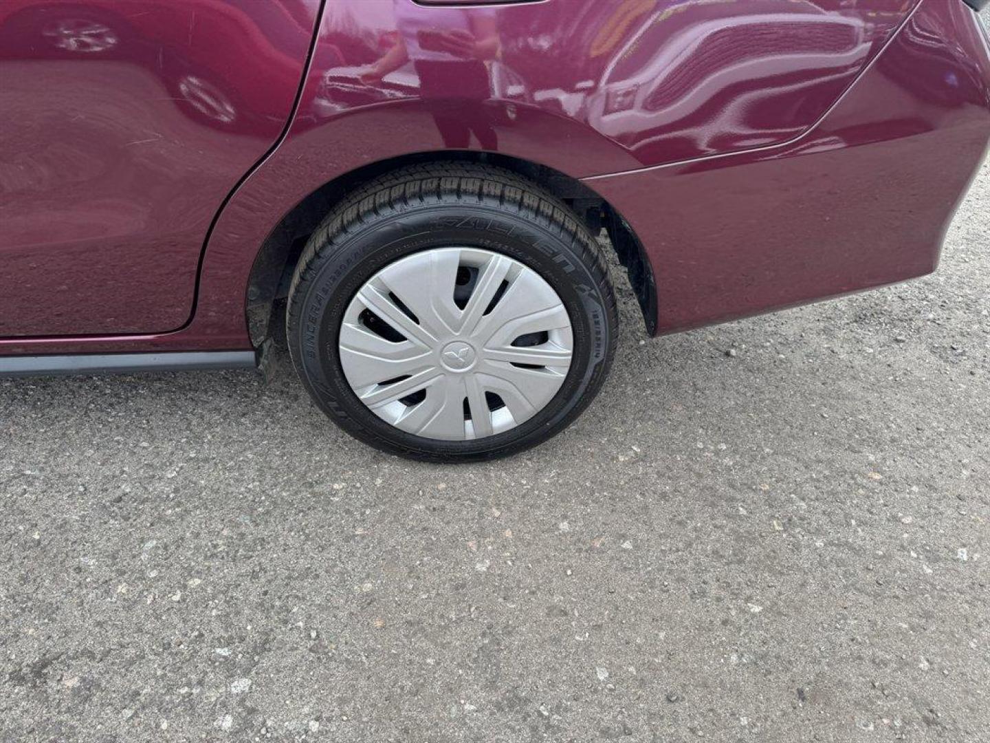 2024 Burgundy /Grey Mitsubishi Mirage G4 (ML32FUFJ1RH) with an 1.2l I-3 ECI-Multi Dohc 1 engine, Automatic transmission, located at 745 East Steele Rd., West Columbia, SC, 29170, (803) 755-9148, 33.927212, -81.148483 - Photo#26