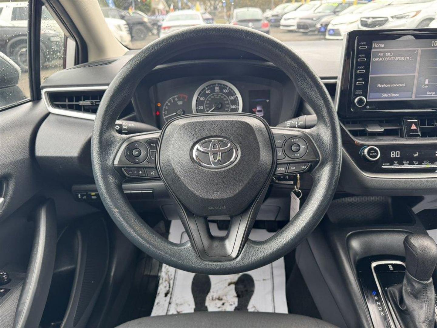 2021 Silver /Grey Toyota Corolla (5YFEPMAE3MP) with an 1.8l I-4 MPI Dohc 1.8l engine, Automatic transmission, located at 745 East Steele Rd., West Columbia, SC, 29170, (803) 755-9148, 33.927212, -81.148483 - Photo#7