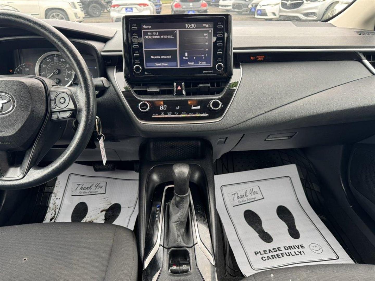 2021 Silver /Grey Toyota Corolla (5YFEPMAE3MP) with an 1.8l I-4 MPI Dohc 1.8l engine, Automatic transmission, located at 745 East Steele Rd., West Columbia, SC, 29170, (803) 755-9148, 33.927212, -81.148483 - Photo#11