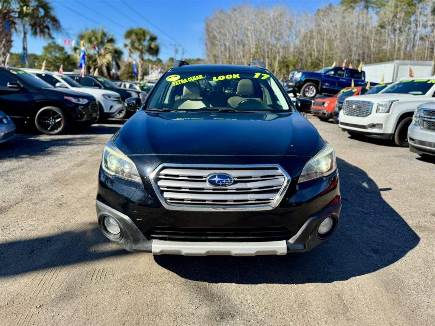2017 Black /Tan Subaru Outback (4S4BSANC1H3) with an 2.5l H-4 MPI Sohc 2.5l engine, Automatic transmission, located at 745 East Steele Rd., West Columbia, SC, 29170, (803) 755-9148, 33.927212, -81.148483 - Photo#1