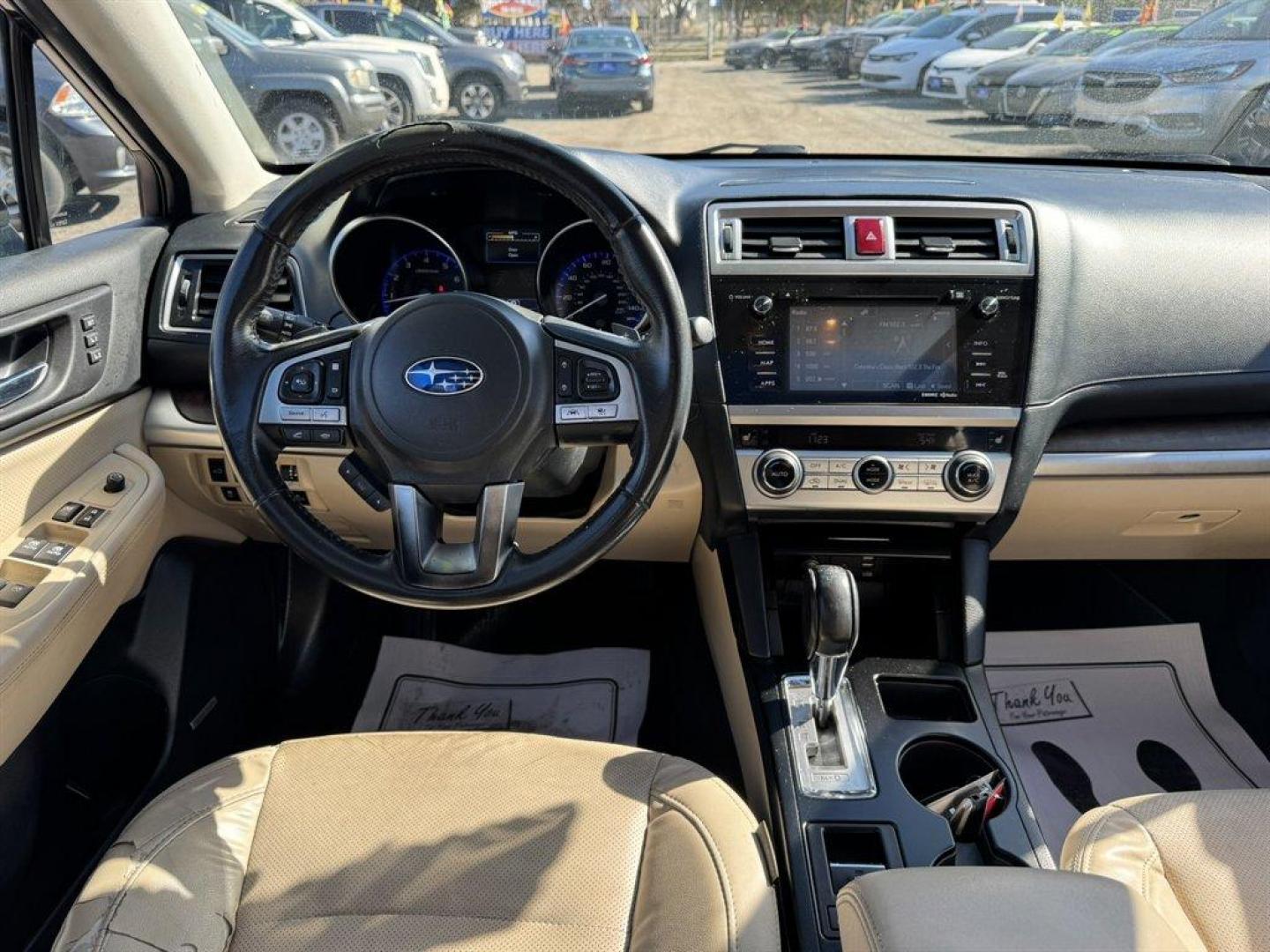 2017 Black /Tan Subaru Outback (4S4BSANC1H3) with an 2.5l H-4 MPI Sohc 2.5l engine, Automatic transmission, located at 745 East Steele Rd., West Columbia, SC, 29170, (803) 755-9148, 33.927212, -81.148483 - Photo#6