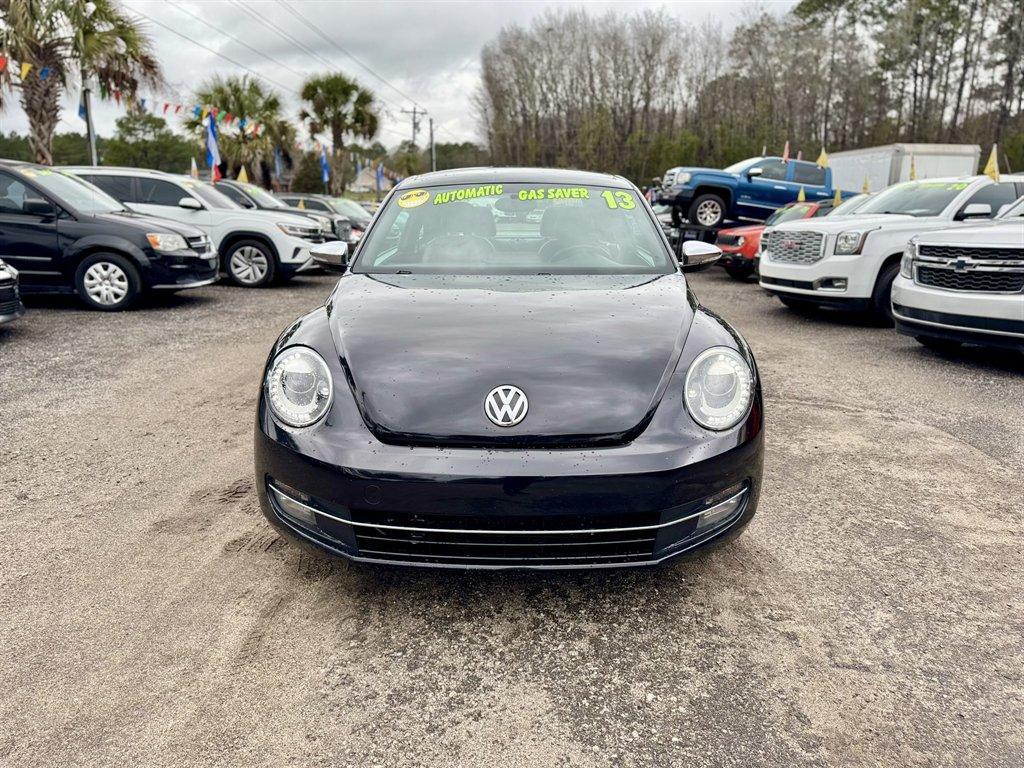 2013 Black /Black Volkswagen Beetle (3VWVS7AT2DM) with an 2.0l I-4 DI Dohc T/C 2.0l engine, Automatic transmission, located at 745 East Steele Rd., West Columbia, SC, 29170, (803) 755-9148, 33.927212, -81.148483 - Photo#1