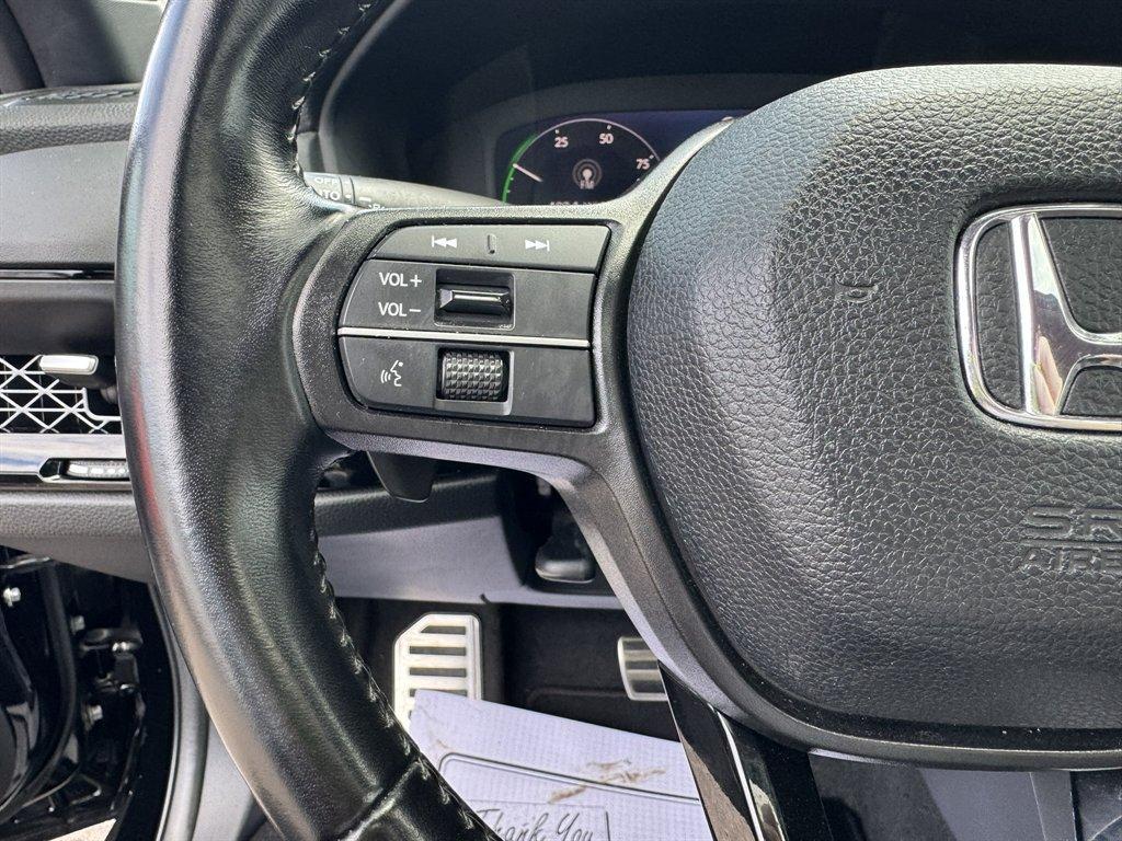 2023 Grey /Black Honda Accord (1HGCY2F59PA) with an 2.0l I-4 DI Dohc Hybrid 2 engine, Automatic transmission, located at 745 East Steele Rd., West Columbia, SC, 29170, (803) 755-9148, 33.927212, -81.148483 - Photo#8