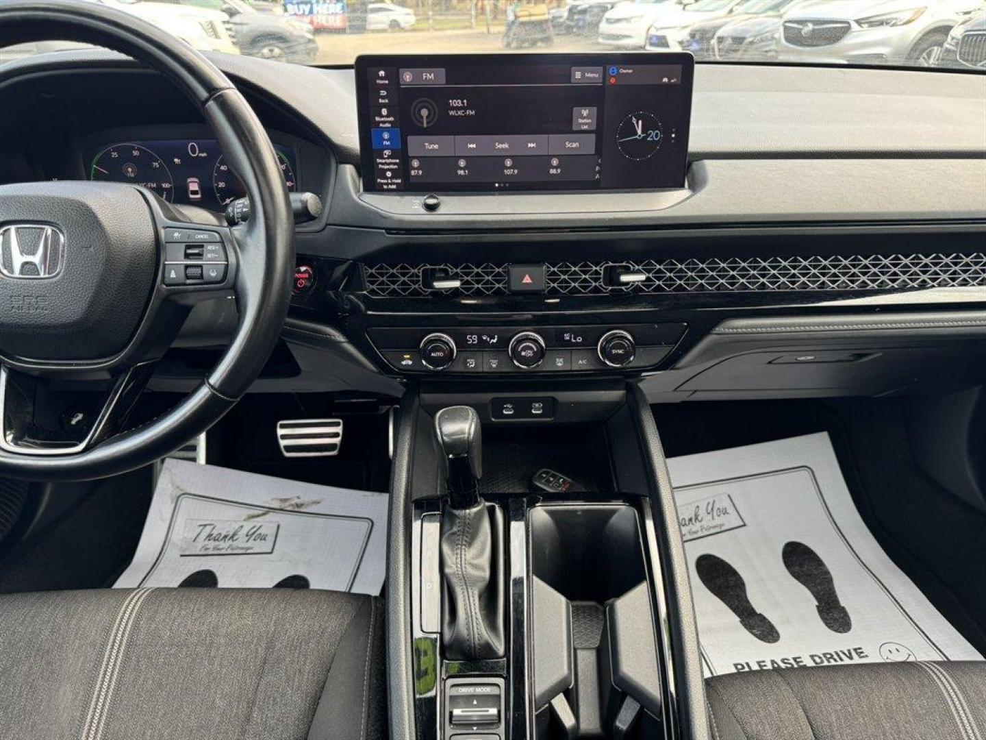 2023 Grey /Black Honda Accord (1HGCY2F59PA) with an 2.0l I-4 DI Dohc Hybrid 2 engine, Automatic transmission, located at 745 East Steele Rd., West Columbia, SC, 29170, (803) 755-9148, 33.927212, -81.148483 - Photo#11