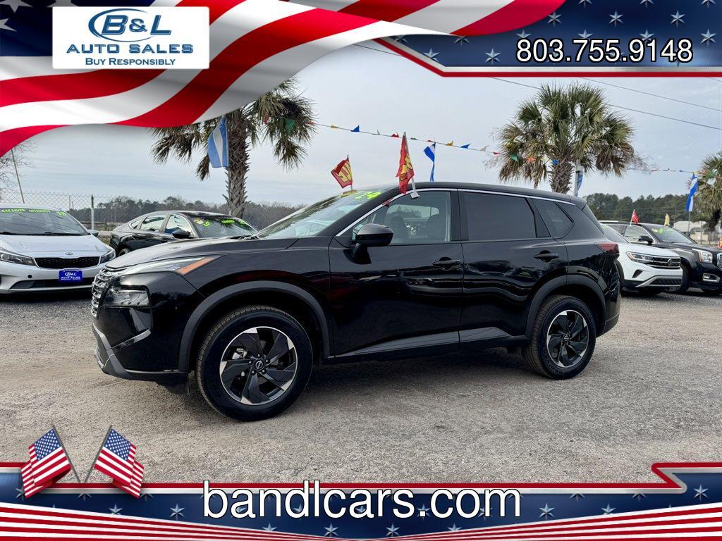2024 Black /Grey Nissan Rogue (5N1BT3BB0RC) with an 1.5l I-3 DI Dohc T/C 1.5l engine, Automatic transmission, located at 745 East Steele Rd., West Columbia, SC, 29170, (803) 755-9148, 33.927212, -81.148483 - Photo#0
