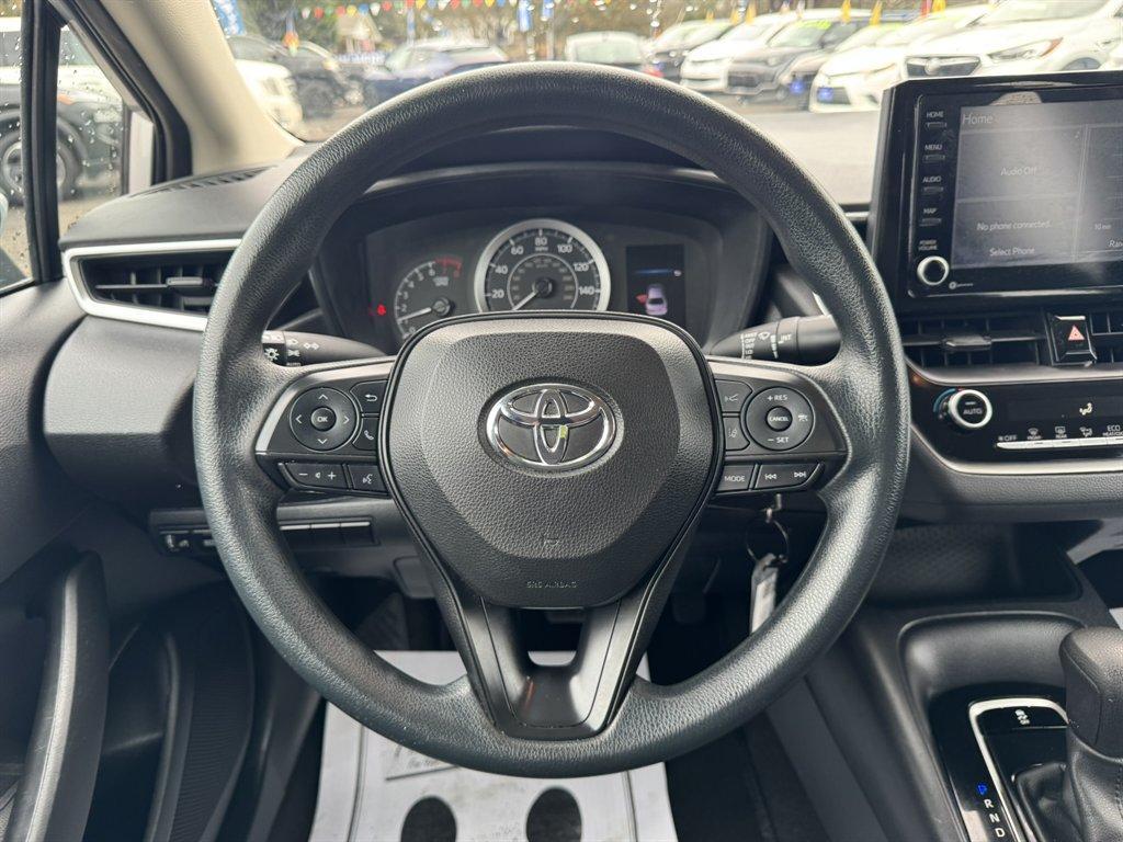 2022 Silver /Black Toyota Corolla (5YFEPMAE6NP) with an 1.8l I-4 MPI Dohc 1.8l engine, Automatic transmission, located at 745 East Steele Rd., West Columbia, SC, 29170, (803) 755-9148, 33.927212, -81.148483 - Photo#7