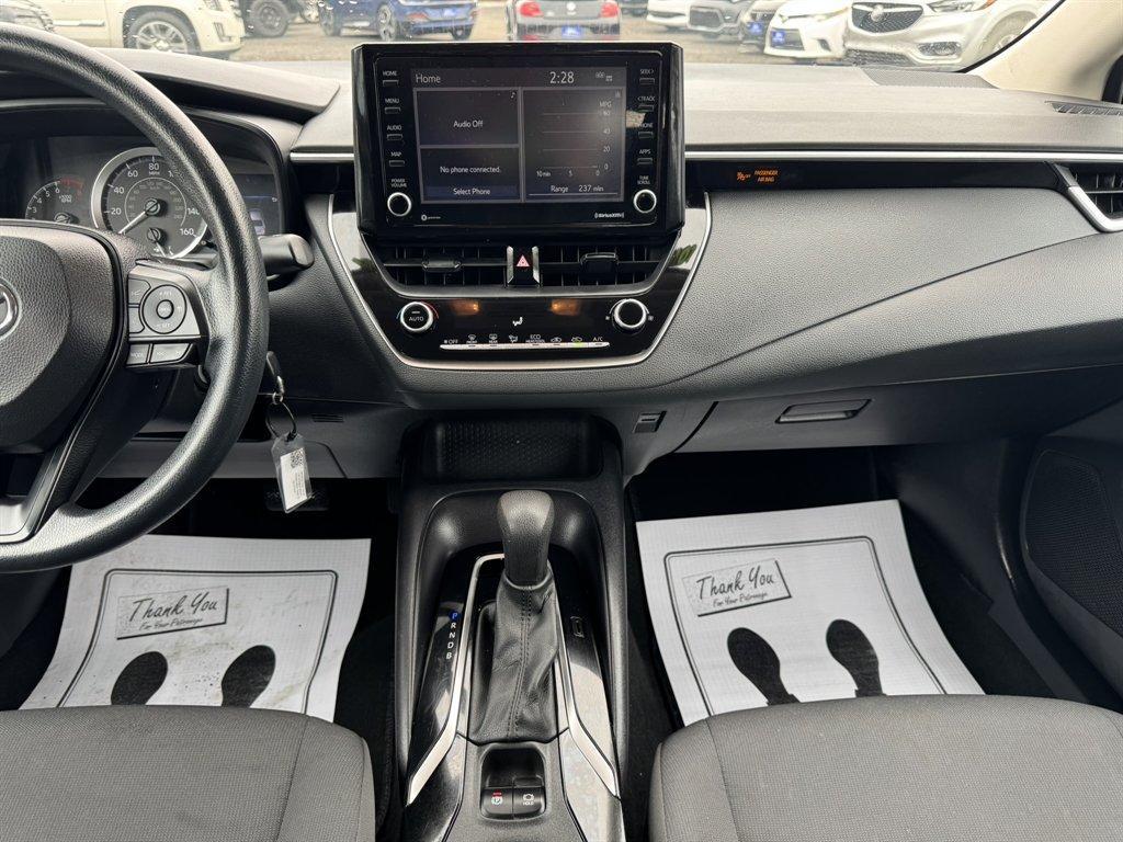 2022 Silver /Black Toyota Corolla (5YFEPMAE6NP) with an 1.8l I-4 MPI Dohc 1.8l engine, Automatic transmission, located at 745 East Steele Rd., West Columbia, SC, 29170, (803) 755-9148, 33.927212, -81.148483 - Photo#11