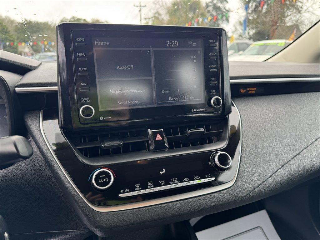 2022 Silver /Black Toyota Corolla (5YFEPMAE6NP) with an 1.8l I-4 MPI Dohc 1.8l engine, Automatic transmission, located at 745 East Steele Rd., West Columbia, SC, 29170, (803) 755-9148, 33.927212, -81.148483 - Photo#12