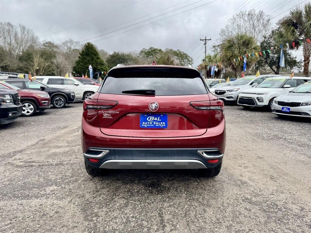 2023 Red /Black Buick Envision (LRBFZNR44PD) with an 2.0l I-4 DI Dohc T/C 2.0l engine, Automatic transmission, located at 745 East Steele Rd., West Columbia, SC, 29170, (803) 755-9148, 33.927212, -81.148483 - Photo#4