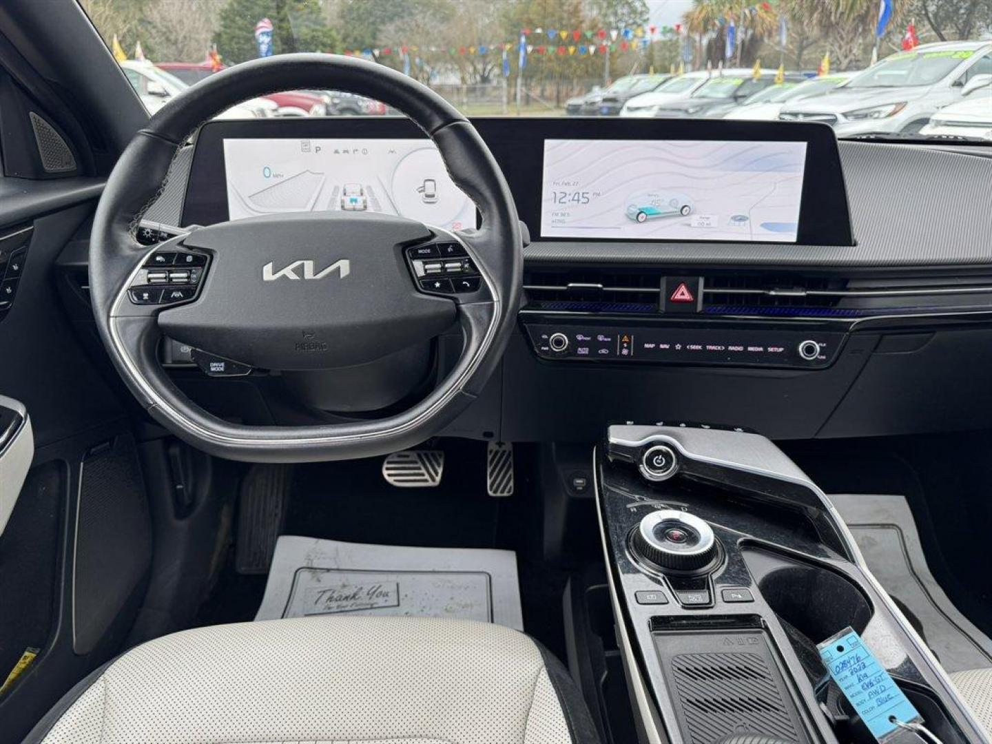 2022 Blue /Black Kia EV6 (KNDC4DLCXN5) with an 77.4 KWH Elect 77.4 KWH engine, Automatic transmission, located at 745 East Steele Rd., West Columbia, SC, 29170, (803) 755-9148, 33.927212, -81.148483 - Photo#6