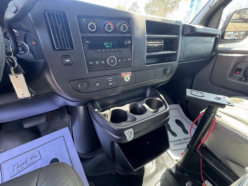 2011 White /Grey Chevrolet G2500 Vans (1GCWGFCG2B1) with an 6.0l V8 SFI OHV Flex 6.0l engine, Automatic transmission, located at 745 East Steele Rd., West Columbia, SC, 29170, (803) 755-9148, 33.927212, -81.148483 - Photo#12