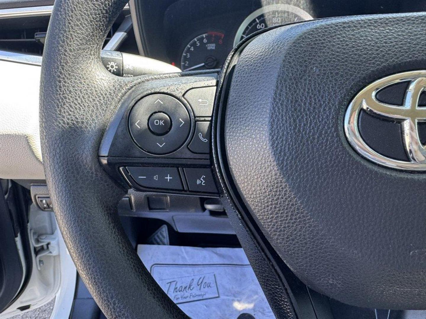 2021 White /Grey Toyota Corolla (JTDEPMAE1MJ) with an 1.8l I-4 MPI Dohc 1.8l engine, Automatic transmission, located at 745 East Steele Rd., West Columbia, SC, 29170, (803) 755-9148, 33.927212, -81.148483 - Photo#8