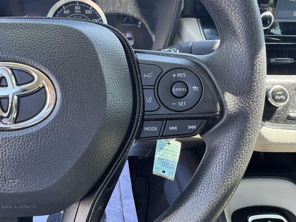 2021 White /Grey Toyota Corolla (JTDEPMAE1MJ) with an 1.8l I-4 MPI Dohc 1.8l engine, Automatic transmission, located at 745 East Steele Rd., West Columbia, SC, 29170, (803) 755-9148, 33.927212, -81.148483 - Photo#9