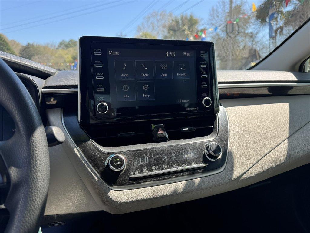 2021 White /Grey Toyota Corolla (JTDEPMAE1MJ) with an 1.8l I-4 MPI Dohc 1.8l engine, Automatic transmission, located at 745 East Steele Rd., West Columbia, SC, 29170, (803) 755-9148, 33.927212, -81.148483 - Photo#14