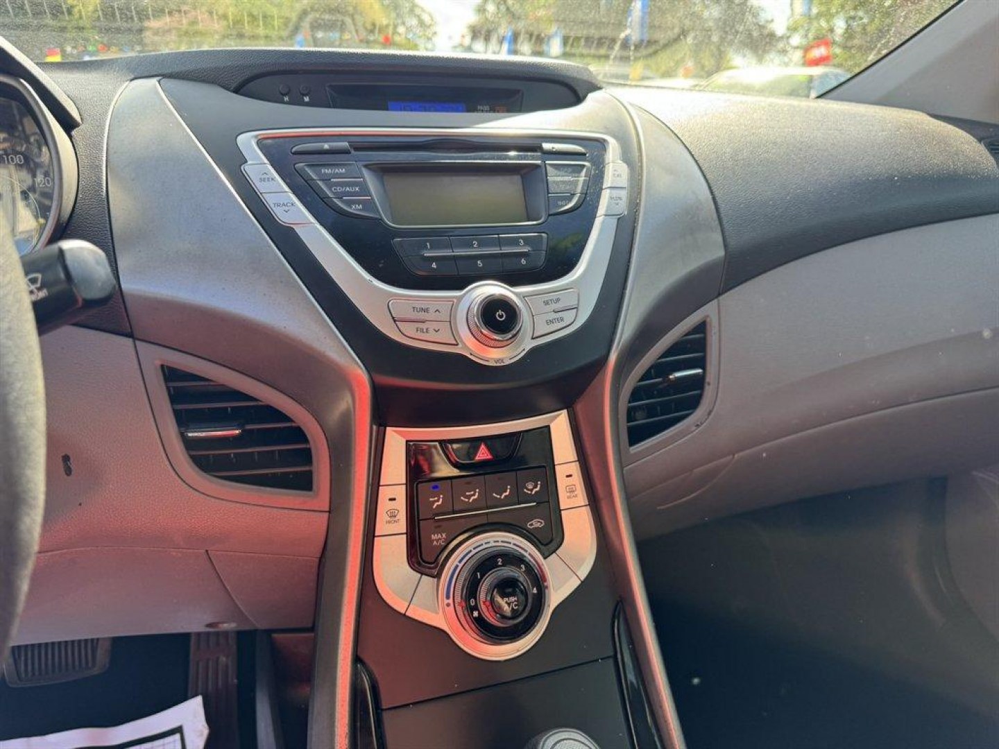 2011 Black /Grey Hyundai Elantra (KMHDH4AE3BU) with an 1.8l I-4 MPI Dohc 1.8l engine, Automatic transmission, located at 745 East Steele Rd., West Columbia, SC, 29170, (803) 755-9148, 33.927212, -81.148483- Photo#12