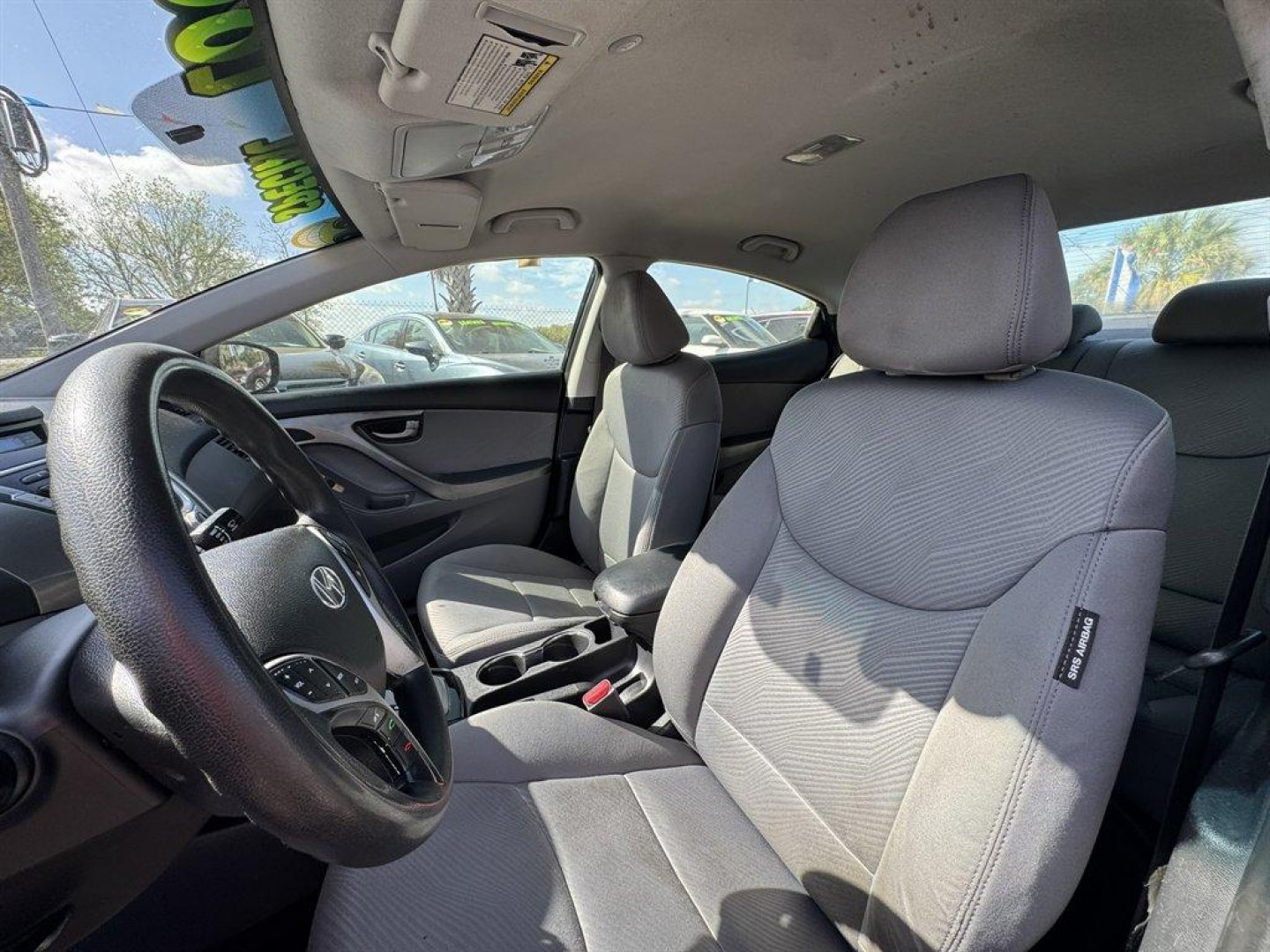 2011 Black /Grey Hyundai Elantra (KMHDH4AE3BU) with an 1.8l I-4 MPI Dohc 1.8l engine, Automatic transmission, located at 745 East Steele Rd., West Columbia, SC, 29170, (803) 755-9148, 33.927212, -81.148483- Photo#16