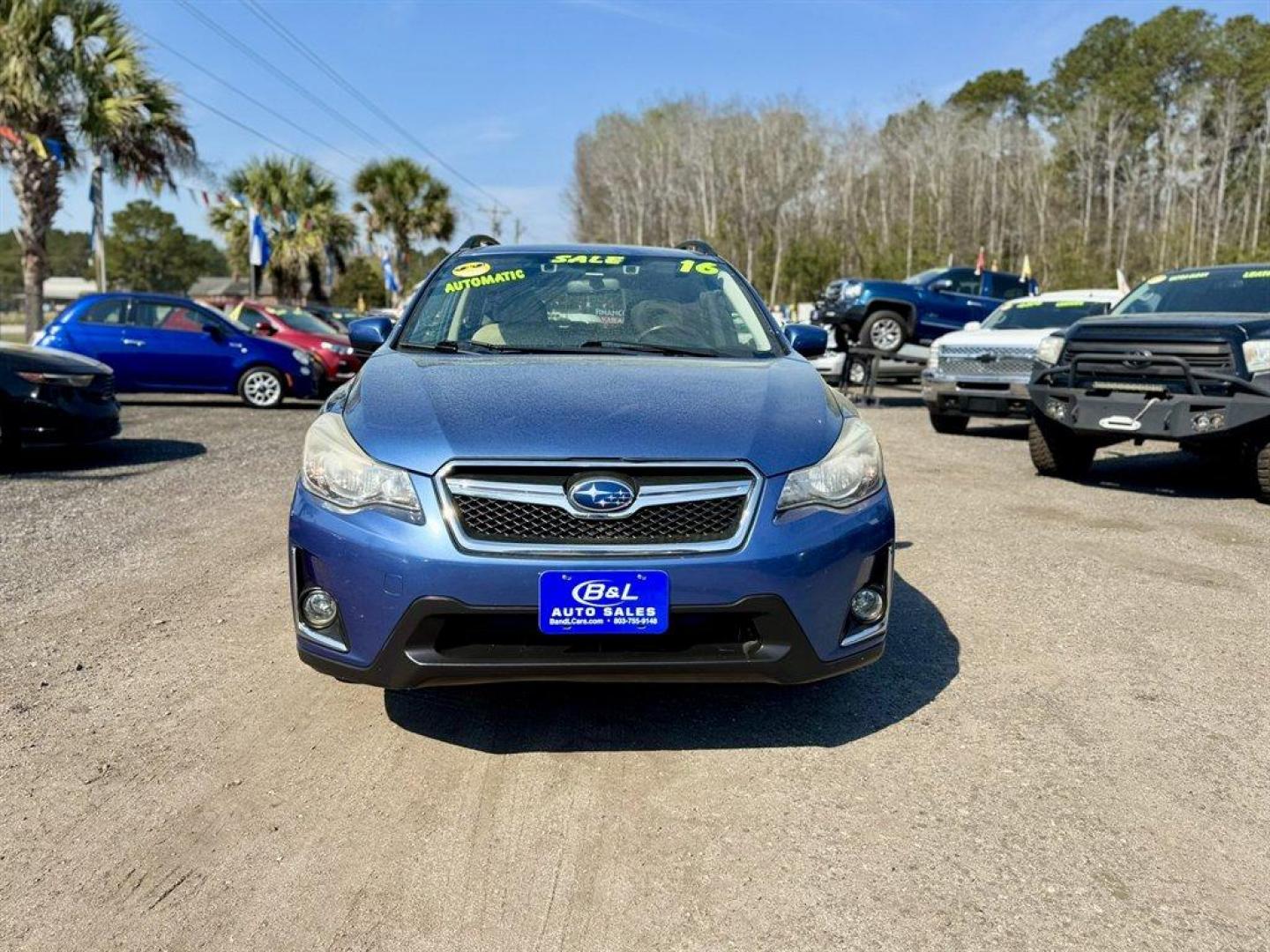 2016 Blue,Light /Taupe Subaru Crosstrek (JF2GPADC6G8) with an 2.0l H-4 DI Dohc 2.0l engine, Automatic transmission, located at 745 East Steele Rd., West Columbia, SC, 29170, (803) 755-9148, 33.927212, -81.148483 - Photo#1