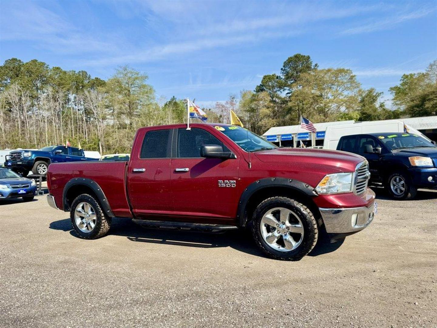 2015 Red /Grey Ram 1500 (1C6RR7GT5FS) with an 5.7l V8 Smpi Hemi 5.7l engine, Automatic transmission, located at 745 East Steele Rd., West Columbia, SC, 29170, (803) 755-9148, 33.927212, -81.148483 - Photo#2