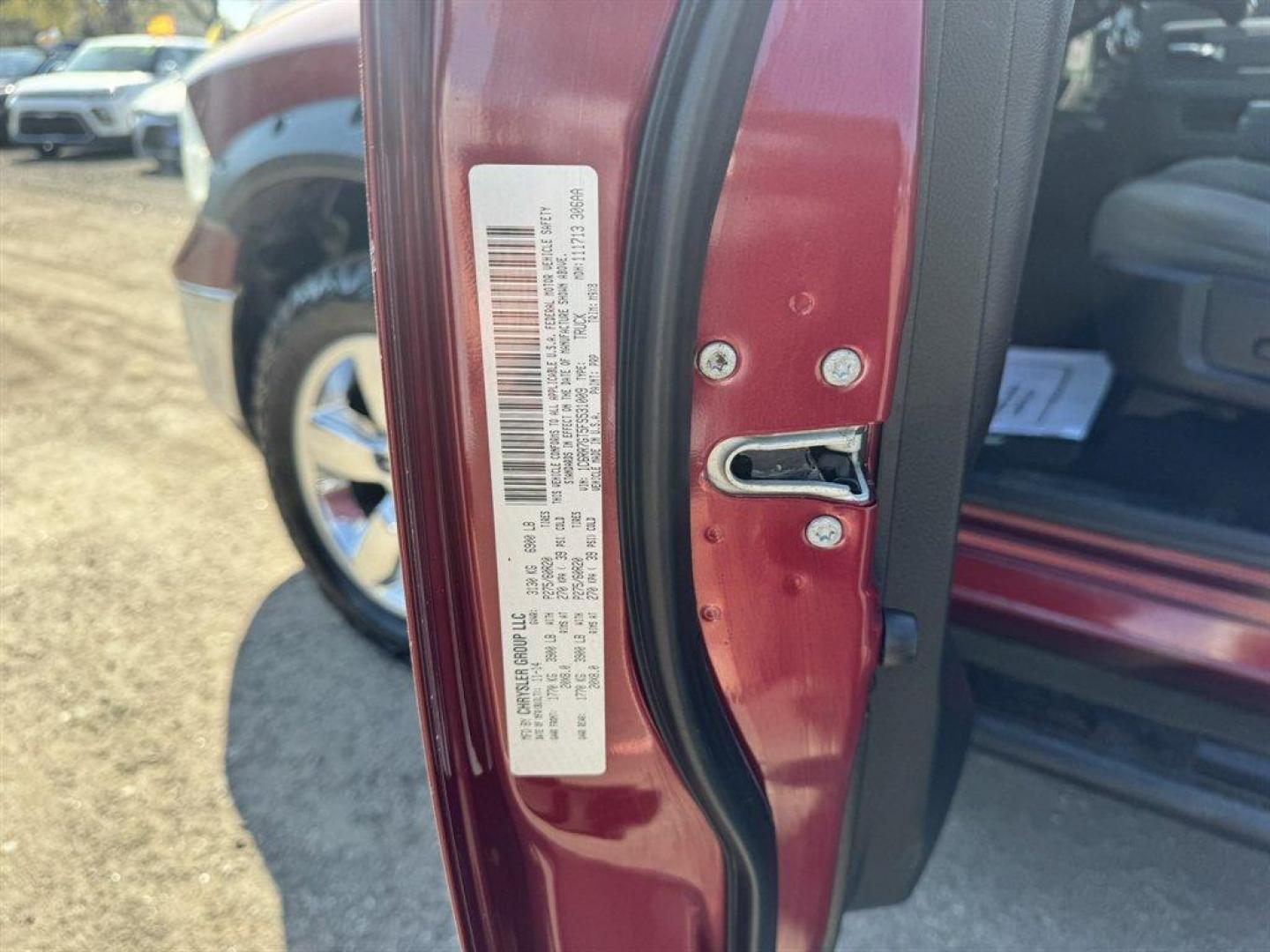 2015 Red /Grey Ram 1500 (1C6RR7GT5FS) with an 5.7l V8 Smpi Hemi 5.7l engine, Automatic transmission, located at 745 East Steele Rd., West Columbia, SC, 29170, (803) 755-9148, 33.927212, -81.148483 - Photo#34