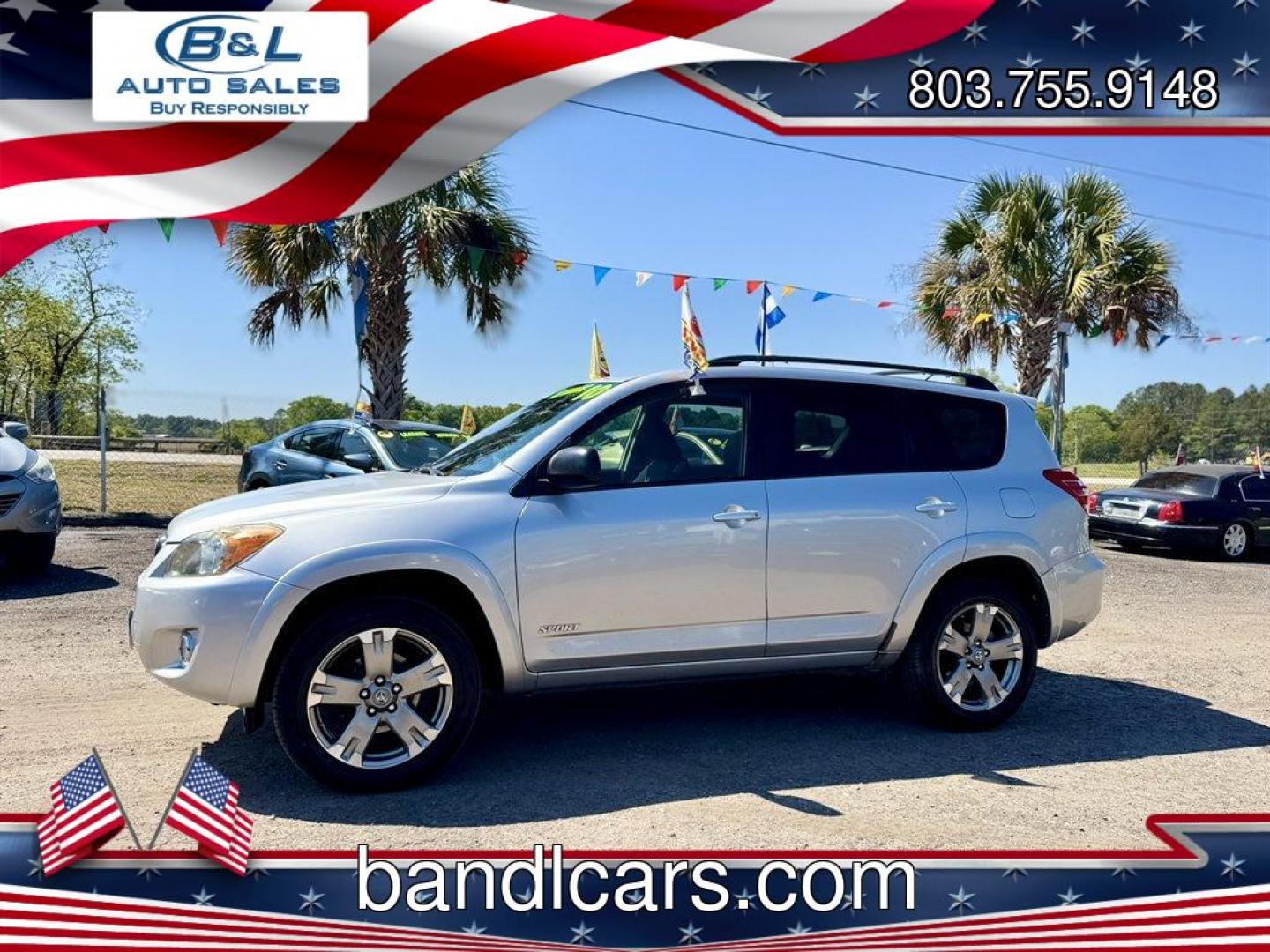 2010 Silver /Grey Toyota RAV4 (JTMWK4DV4AD) with an 3.5l V6 SFI Dohc 3.5l engine, Automatic transmission, located at 745 East Steele Rd., West Columbia, SC, 29170, (803) 755-9148, 33.927212, -81.148483 - Photo#0
