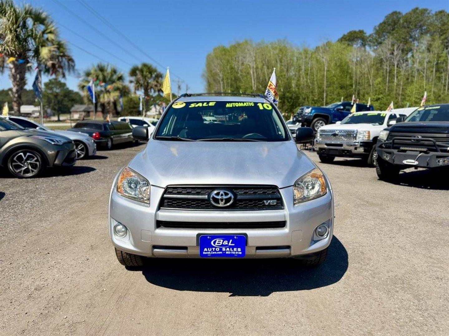 2010 Silver /Grey Toyota RAV4 (JTMWK4DV4AD) with an 3.5l V6 SFI Dohc 3.5l engine, Automatic transmission, located at 745 East Steele Rd., West Columbia, SC, 29170, (803) 755-9148, 33.927212, -81.148483 - Photo#1