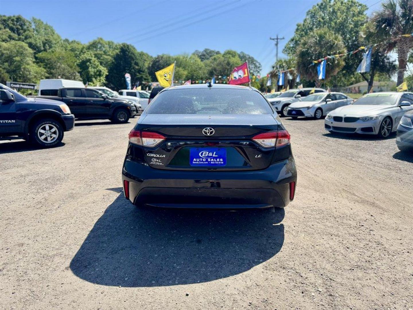 2020 Black /Grey Toyota Corolla (5YFEPRAE0LP) with an 1.8l I-4 MPI Dohc 1.8l engine, Automatic transmission, located at 745 East Steele Rd., West Columbia, SC, 29170, (803) 755-9148, 33.927212, -81.148483 - Photo#4