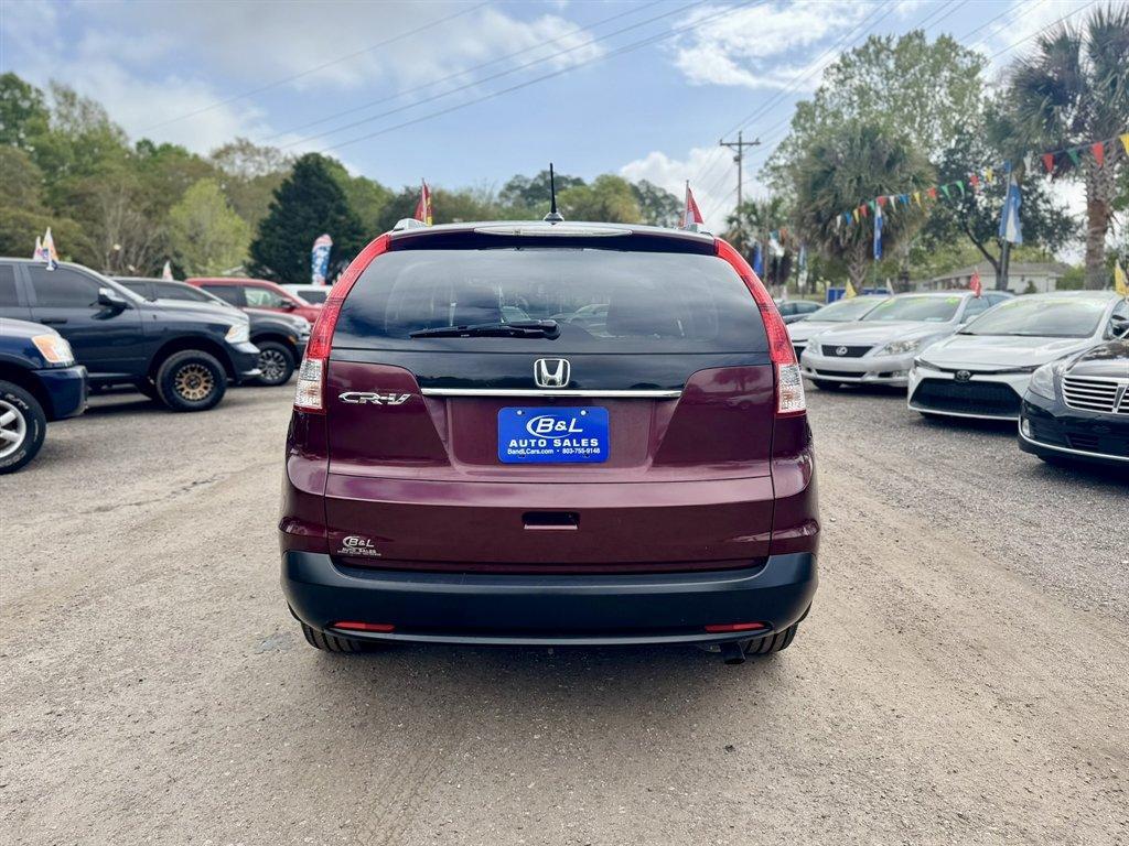 2012 Burgundy /Grey Honda CR-V (5J6RM3H73CL) with an 2.4l I-4 MPI Dohc 2.4l engine, Automatic transmission, located at 745 East Steele Rd., West Columbia, SC, 29170, (803) 755-9148, 33.927212, -81.148483 - Photo#4