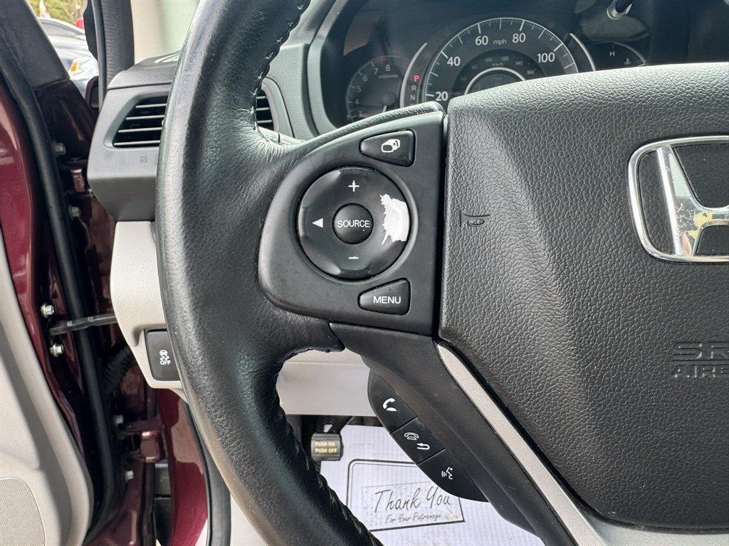 2012 Burgundy /Grey Honda CR-V (5J6RM3H73CL) with an 2.4l I-4 MPI Dohc 2.4l engine, Automatic transmission, located at 745 East Steele Rd., West Columbia, SC, 29170, (803) 755-9148, 33.927212, -81.148483 - Photo#8