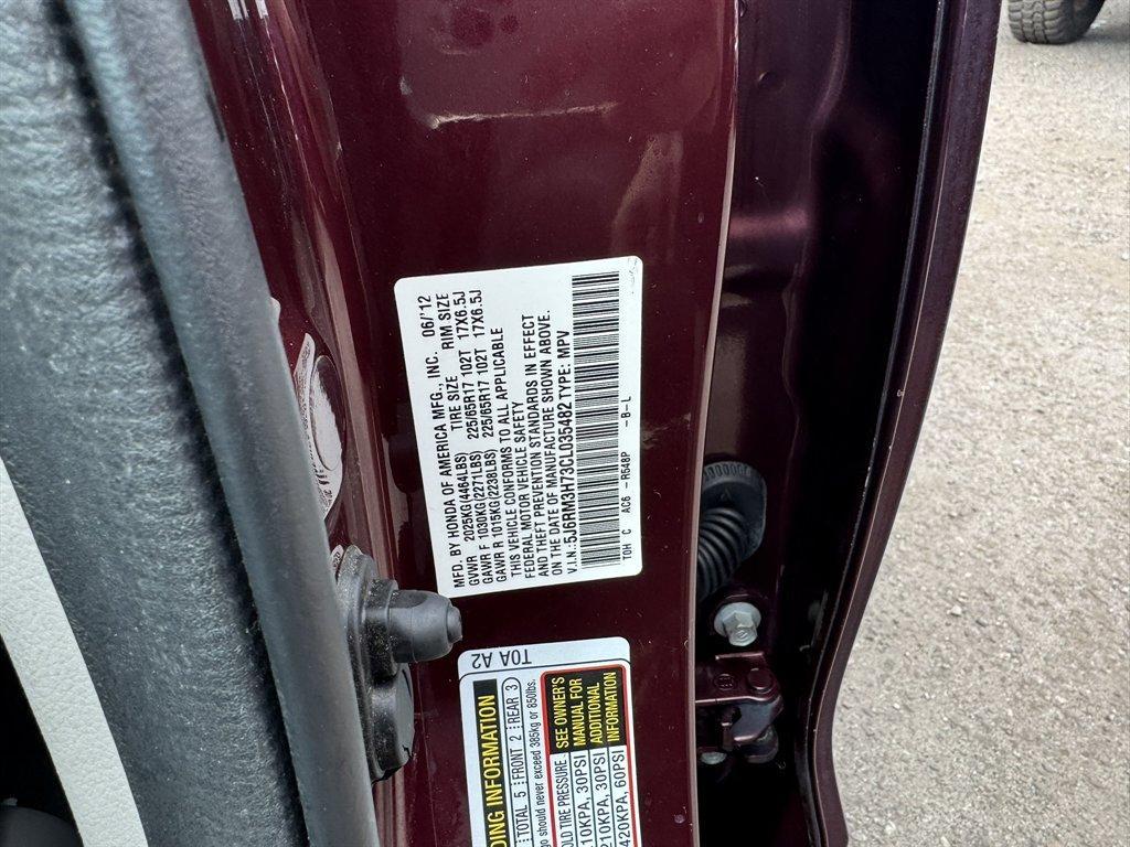 2012 Burgundy /Grey Honda CR-V (5J6RM3H73CL) with an 2.4l I-4 MPI Dohc 2.4l engine, Automatic transmission, located at 745 East Steele Rd., West Columbia, SC, 29170, (803) 755-9148, 33.927212, -81.148483 - Photo#33