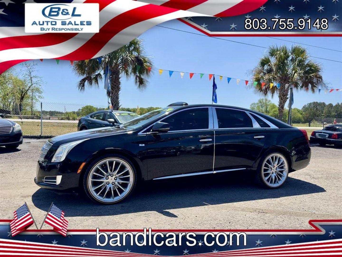 2014 Black /Black Cadillac XTS (2G61S5S32E9) with an 3.6l V6 DI Dohc 3.6l engine, Automatic transmission, located at 745 East Steele Rd., West Columbia, SC, 29170, (803) 755-9148, 33.927212, -81.148483 - Photo#0
