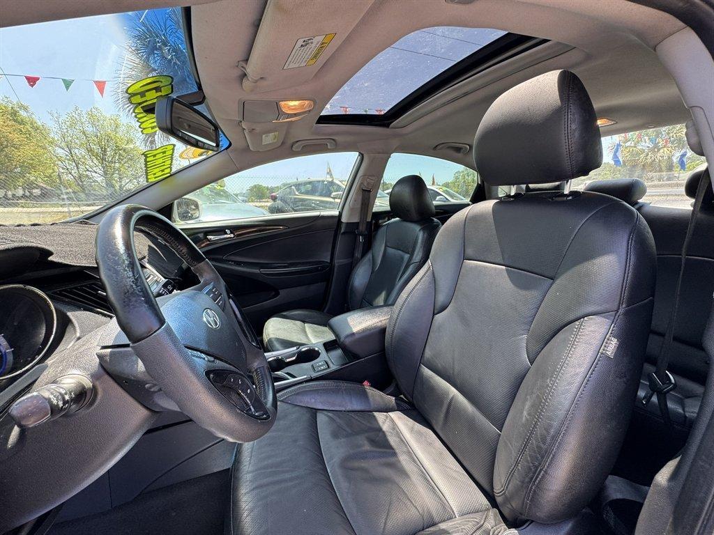 2013 White /Black Hyundai Sonata (5NPEC4AC6DH) with an 2.4l I-4 DI Dohc 2.4l engine, Automatic transmission, located at 745 East Steele Rd., West Columbia, SC, 29170, (803) 755-9148, 33.927212, -81.148483 - Photo#19