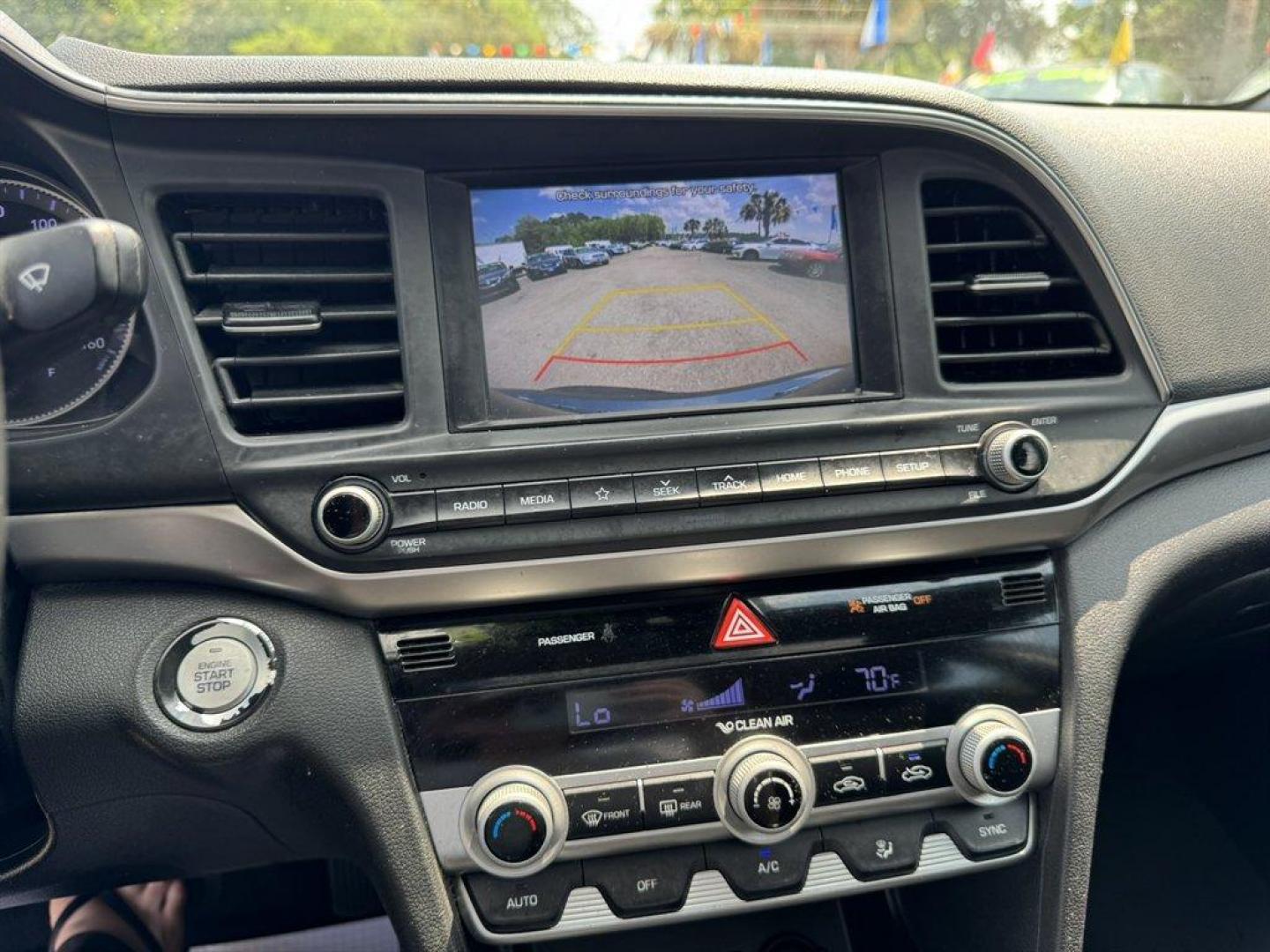 2019 Grey /Grey Hyundai Elantra (KMHD84LF0KU) with an 2.0l I-4 MPI Dohc 2.0l engine, Automatic transmission, located at 745 East Steele Rd., West Columbia, SC, 29170, (803) 755-9148, 33.927212, -81.148483 - Photo#13