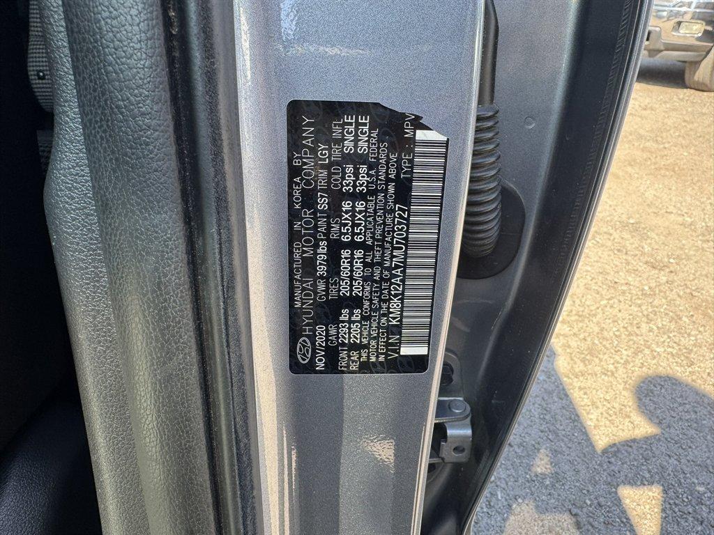 2021 Silver /Grey Hyundai Kona (KM8K12AA7MU) with an 2.0l I-4 MPI Dohc 2.0l engine, Automatic transmission, located at 745 East Steele Rd., West Columbia, SC, 29170, (803) 755-9148, 33.927212, -81.148483 - Photo#30