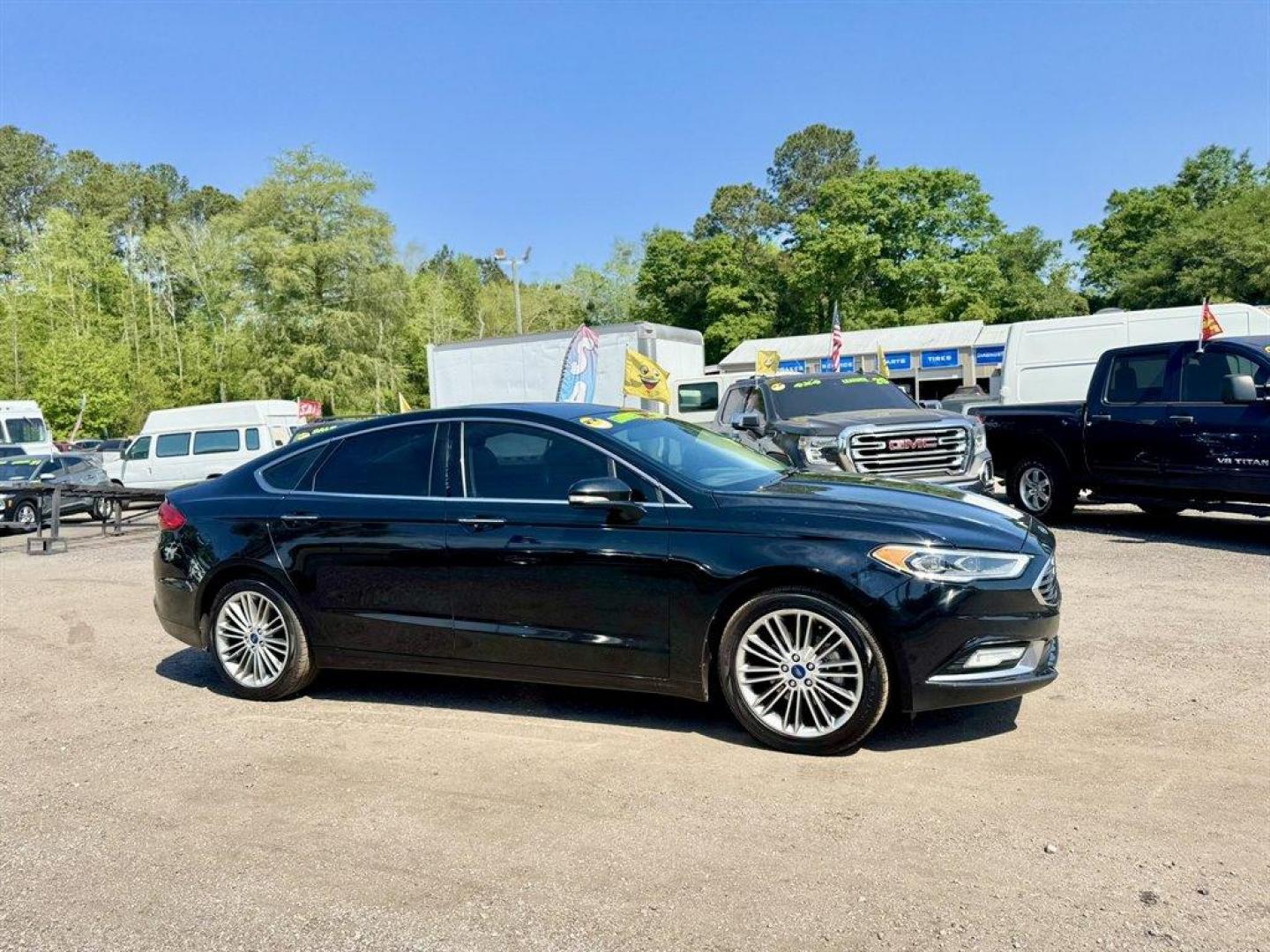 2017 Black /Black Ford Fusion (3FA6P0HDXHR) with an 1.5l I-4 DI Dohc Ecoboost engine, Automatic transmission, located at 745 East Steele Rd., West Columbia, SC, 29170, (803) 755-9148, 33.927212, -81.148483 - Photo#2