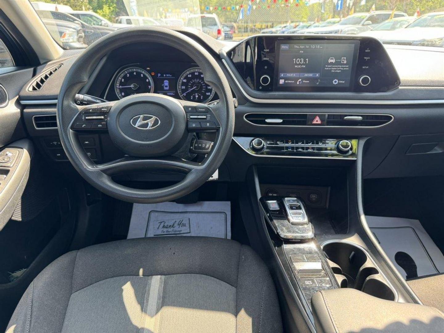 2022 Grey /Black Hyundai Sonata (5NPEG4JA2NH) with an 2.5l I-4 DI Dohc 2.5l engine, Automatic transmission, located at 745 East Steele Rd., West Columbia, SC, 29170, (803) 755-9148, 33.927212, -81.148483 - Photo#6
