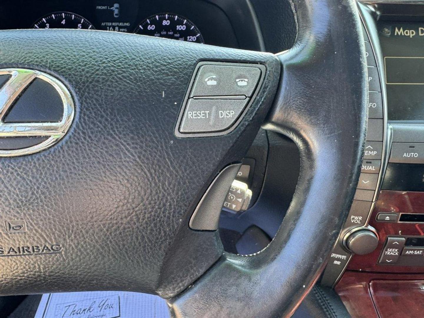 2008 Grey /Black Lexus LS 460 (JTHGL46F785) with an 4.6l V8 EFI Dohc 4.6l engine, Automatic transmission, located at 745 East Steele Rd., West Columbia, SC, 29170, (803) 755-9148, 33.927212, -81.148483- Photo#9